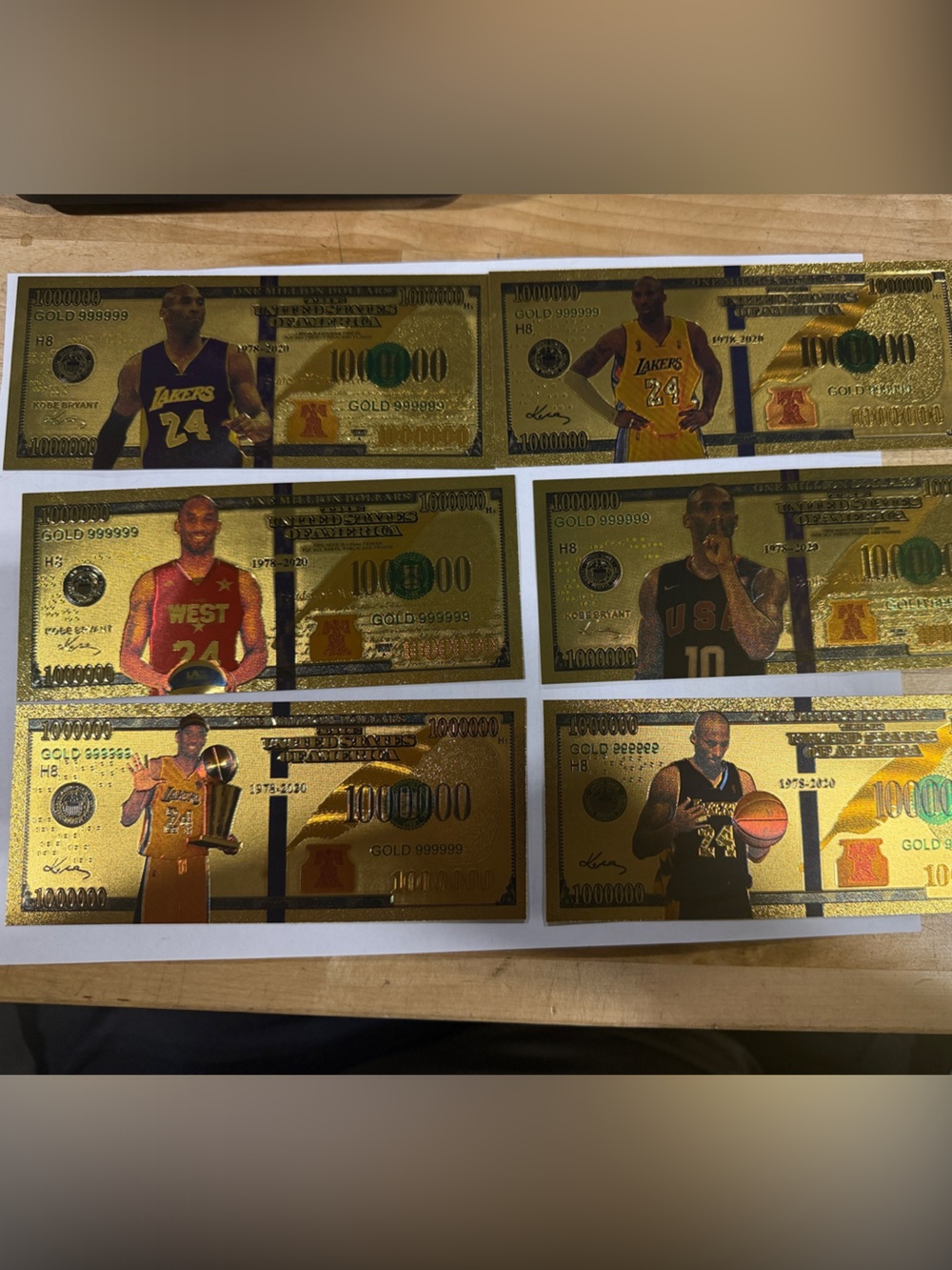 Gold Basketball Fantasy Play Money Set - Decorative Game Bills